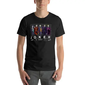 Joker Prisão de Coringa Joaquin Phoenix Todos os Brincalhão Oversized T-Shirts Impressas Roupas masculinas 100% Algodão Streetwear Grande Tamanho Superior Tee