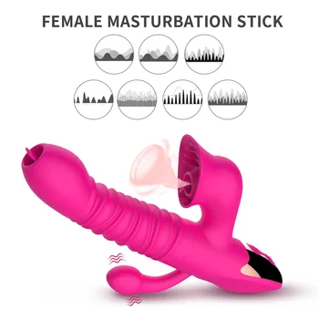 Oral, Lambendo o Clitóris Estimular a Masturbar-Vibrador Brinquedos Sexuais Telescópica Língua Vibrador na Vagina Vibrador Massageador Para Mulheres ZD0330