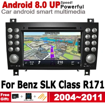 Para a Mercedes Benz Classe SLK R171 2004~2011 NTG Tela HD de Carro Android GPS Navi Mapa Estéreo Original Estilo Player de Multimídia de Rádio