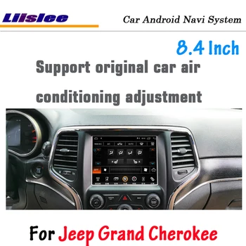 8.4 Polegadas Android Para Jeep Grand Cherokee 2013~2017 Estéreo do carro Original estilo Carplay GPS Navi Mapa de Navegação Multimédia