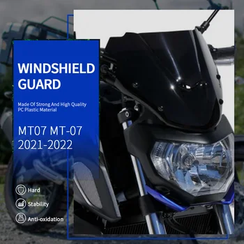 A motocicleta da Frente Acessórios Novos para-Brisas Deflector de Ar Peças do Vento pára-brisa de Extensão PARA a YAMAHA MT-07 Para a Yamaha MT07 2021