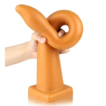 Super Longo De Silicone Anal Brinquedos Grandes Em Anal Plug Plug Anal Massagem De Próstata Estimulação Vaginal Ânus Dilatador Brinquedos Sexuais Para Homens Mulheres