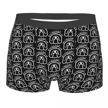 Bulldog Francês Animal De Estimação Anjo Bully Dog Doce Cuecas De Algodão Calcinha Underwear Masculino Sexy Shorts Boxer Briefs