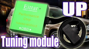 Eittar OBD2 OBDII o desempenho do chip do módulo de ajuste de desempenho excelente para Esquivar de Todos os modelos+