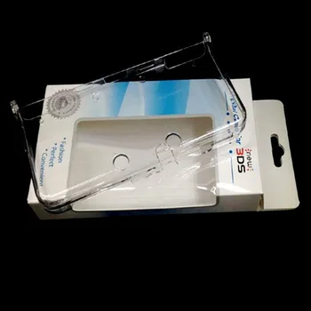 Claro Hard Case Capa Protetora Shell Quadro para a Nintendo Pequenas Novo 3DS N3DS de Cristal Transparente Protetor de Corpo inteiro
