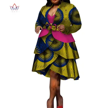 Dashiki Africana Vestidos Para Mulheres Colorido Diário de Noiva Tamanho XS-7XL Africana Vestidos Para as Mulheres do Tornozelo-Comprimento Vestido de WY5205