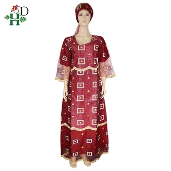 H&D africana roupas para mulheres tradicional plus size africana desgaste áfrica do sul senhora vestidos maxi-se dashiki, vestido longo gele headtie