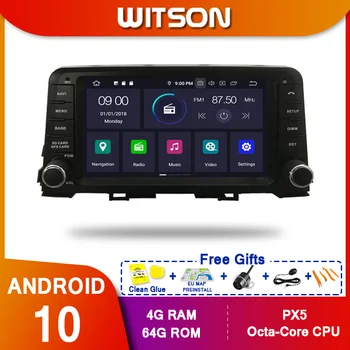 WITSON！ Android 10.0 Octa core PX5 AUTOMÓVEL leitor de DVD De KIA PICANTO 2017 TELA IPS de 4GB de RAM, 64 GB de ROM CARRO GPS de NAVEGAÇÃO de