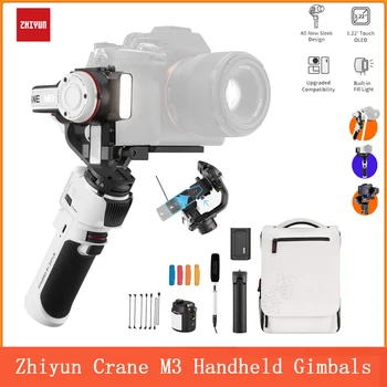 Zhiyun Guindaste M3 Câmara Cardan Estabilizador 3-Eixo de Mão Cardan Estabilizador para DSLR & Câmera Mirrorless Smartphone Ação Camer