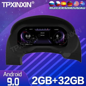 32G Para Mitsubishi Pajero 2006-2016 Android 9.0 Painel do Carro Virtuais do Painel de Instrumentos Digitais Multimídia GPS de Navegação
