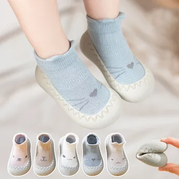 Bebê Recém-Nascido Sapatos De Criança Sapatos Para Menina De Crianças Meninos Infantil Sapatos De Boneca Macio, Com Solado De Criança Andar De Meias De Bebê Meninas Primeiro Walker