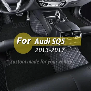Tapete para carros da Audi SQ5 2017 2016 2015 2014 2013 Tapete do Carro Automóvel Tampa estilos Personalizados, Acessórios de Interiores Almofadas do Pé