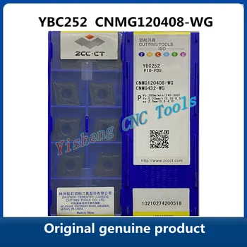 Original produto original ZCC CT CNMG YBC252 CNMG120408-GT CNMG120408 Torneamento CNC Ferramenta de Torno Cortador de Ferramentas
