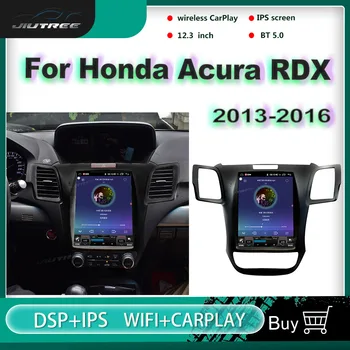 Vertical de Tela Auto Estéreo Leitor de Multimídia Para Honda Acura RDX 2013 2014 2015 2016 Android Rádio do Carro GPS de Navegação de Chefe de Unidade