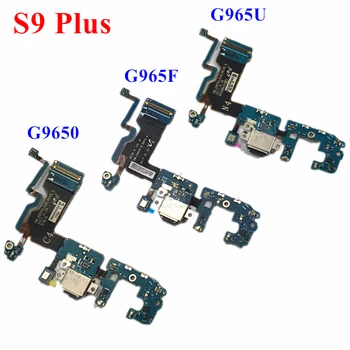 KAT 5PCS/Lote para S9 Plus SM-G965F G965U G9650 Carregador Porta de Carregamento Doca USB Conector do cabo do Cabo flexível da Fita Flex Peça de Substituição