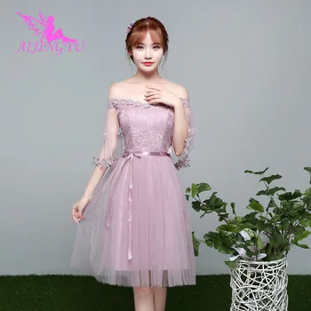 AIJINGYU 2021 2020 elegante vestido das mulheres para a festa de casamento vestidos de dama de honra BN790