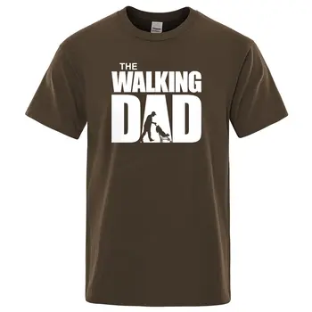 T-Shirt The Walking Dad Superior T-Shirt dos Homens Casual Cool Mens t-shirts da Moda Hip Hop Tops Streetwear Dia do Pai Presente Camisetas