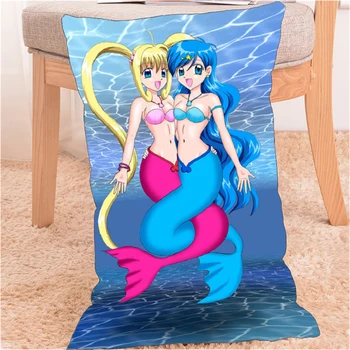 Anime Dakimakura Fronha Mermaid Melody Pichi Pichi Pitch Hanon Hosho Cobrir A Decoração Home Fronhas Impresso
