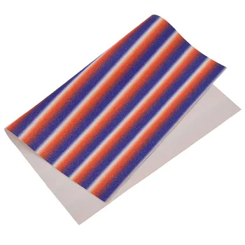 A4 21x29cm Vermelho Branco Azul da Cor Impressa Faixa de Tecido Artificial de Vinil Tecido de Couro DIY Hairbows de Costura, Artesanato