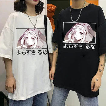 Harajuku Oversized T-Shirt Kakegurui Runa Moda Mulher Blusas 2022 Bonito Camiseta Mulheres Feminina De Roupas Streetwear Bonito