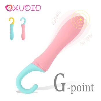 EXVOID Vibrador Vibrador AV Vara de Silicone Guarda-chuva 4 Modos Personalizados Vibrador Brinquedos Sexuais para as Mulheres do Ponto de G Massager de Produtos para Adultos