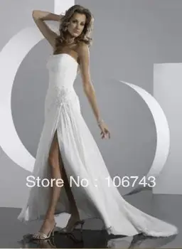frete grátis 2016 novo estilo, qualidade do hign Branco de noiva Sexy casamento de princesa doce Personalizado tamanho Pequeno, cauda de Vestido de baile