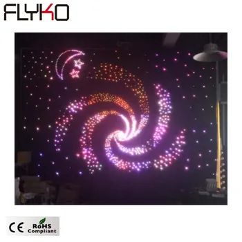 LED de decoração de Fibra óptica de luz da Estrela de Teto de alta qualidade, painel de 600*600mm para o evento