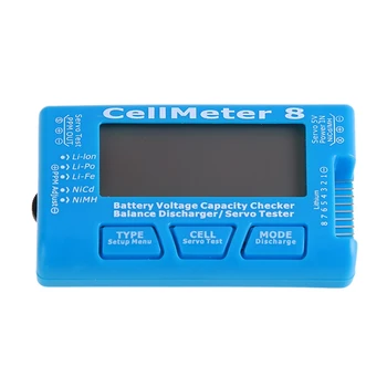 Para Rc Cellmeter 8 Digital, A Capacidade Da Bateria Verificador De Equilíbrio Descarregador Servo Testador