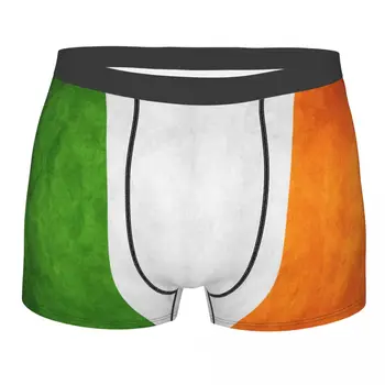 Homens Calcinhas Cuecas Boxers, Cuecas Bandeira Irlandesa Sexy Masculino Shorts