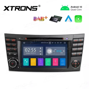 XTRONS Android 10.0 Rádio, Leitor de DVD do Carro de GPS OBD para Mercedes Benz Classe E W211 E200 E220 E240 E270 E280 2002-2008 CLS W219