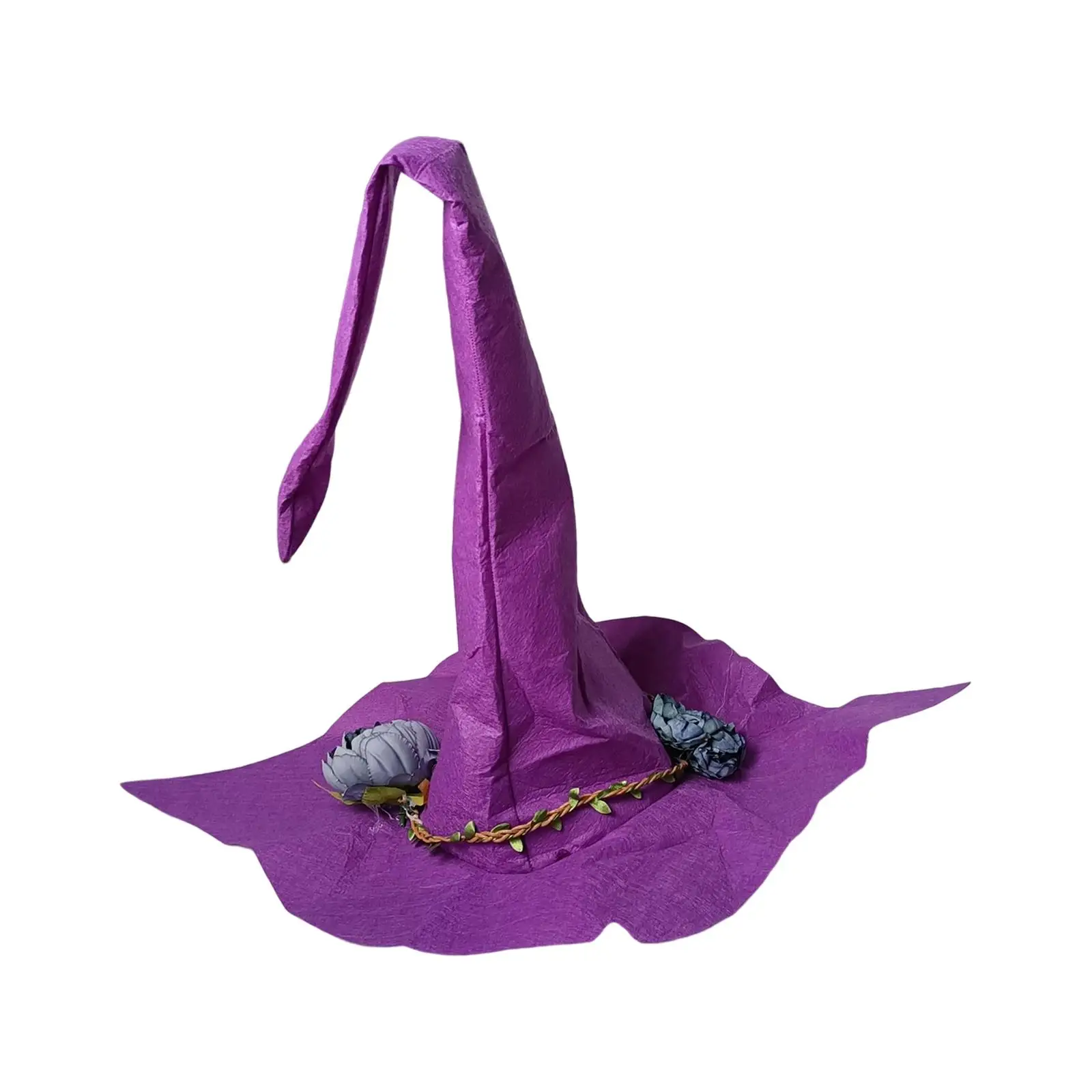 Halloween Feltro Chapéus de Bruxa Cosplay Assistente de Caps para Mulheres Meninas Superior chapéus pontudos para a Fantasia Vestido de Festa Masquerade Festa
